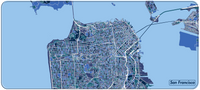 NANAMI DESIGN City Map Desk Mats Gen.2