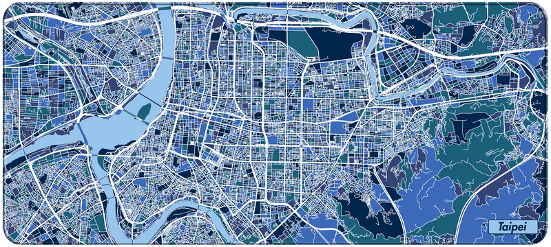 NANAMI DESIGN City Map Desk Mats Gen.2