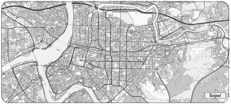 NANAMI DESIGN City Map Desk Mats Gen.2