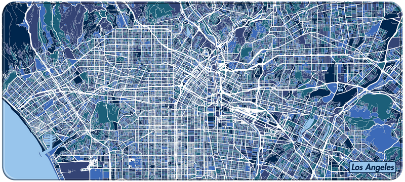 NANAMI DESIGN City Map Desk Mats Gen.2