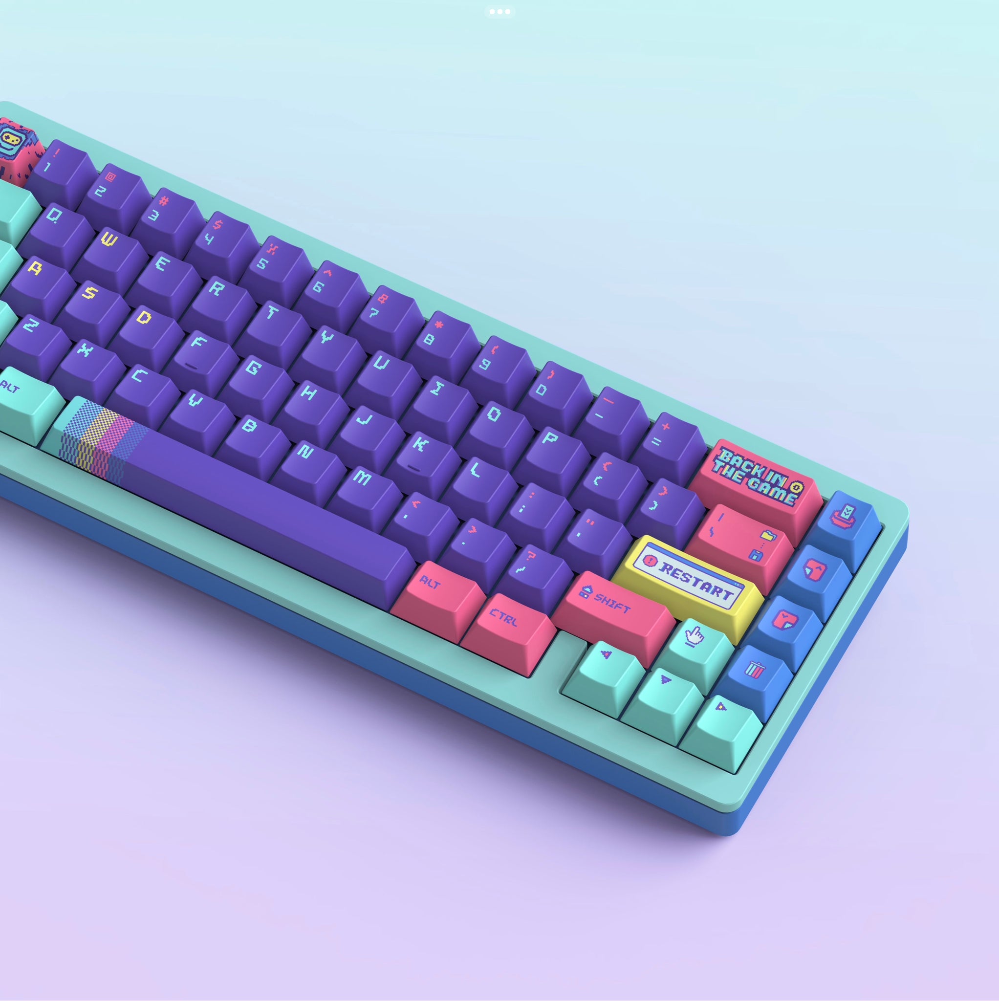 Keytok Back into the Game Keycaps