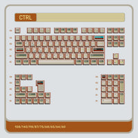 Keytok CTRL Semi-Transparent Keycap Set